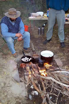 Preparando o café da manhã